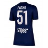 Paris Saint-Germain Willian Pacho #51 Hemmatröja Dam 2025-26 Korta ärmar